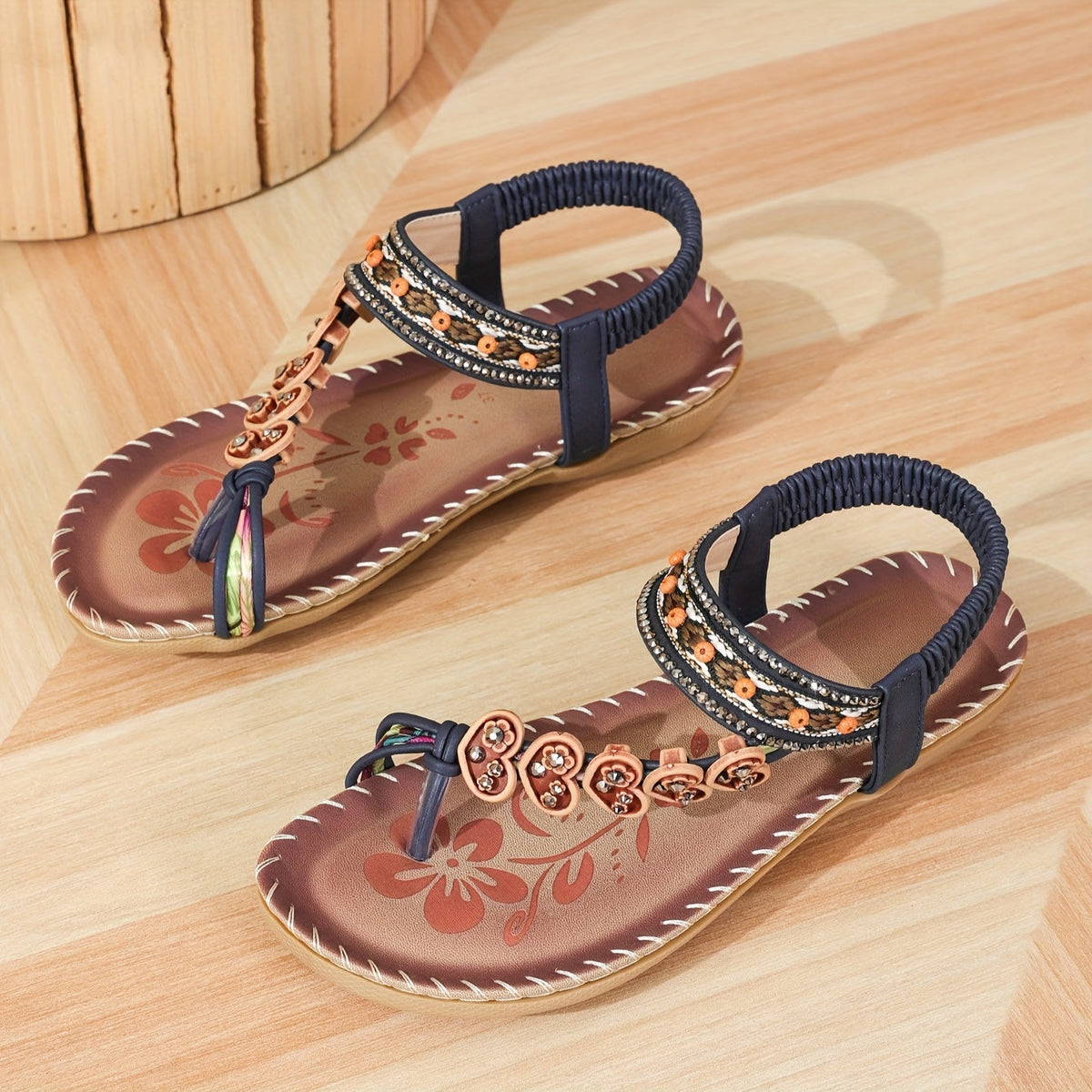 Ernestina | Everyday Summer Floral Comfort Flat