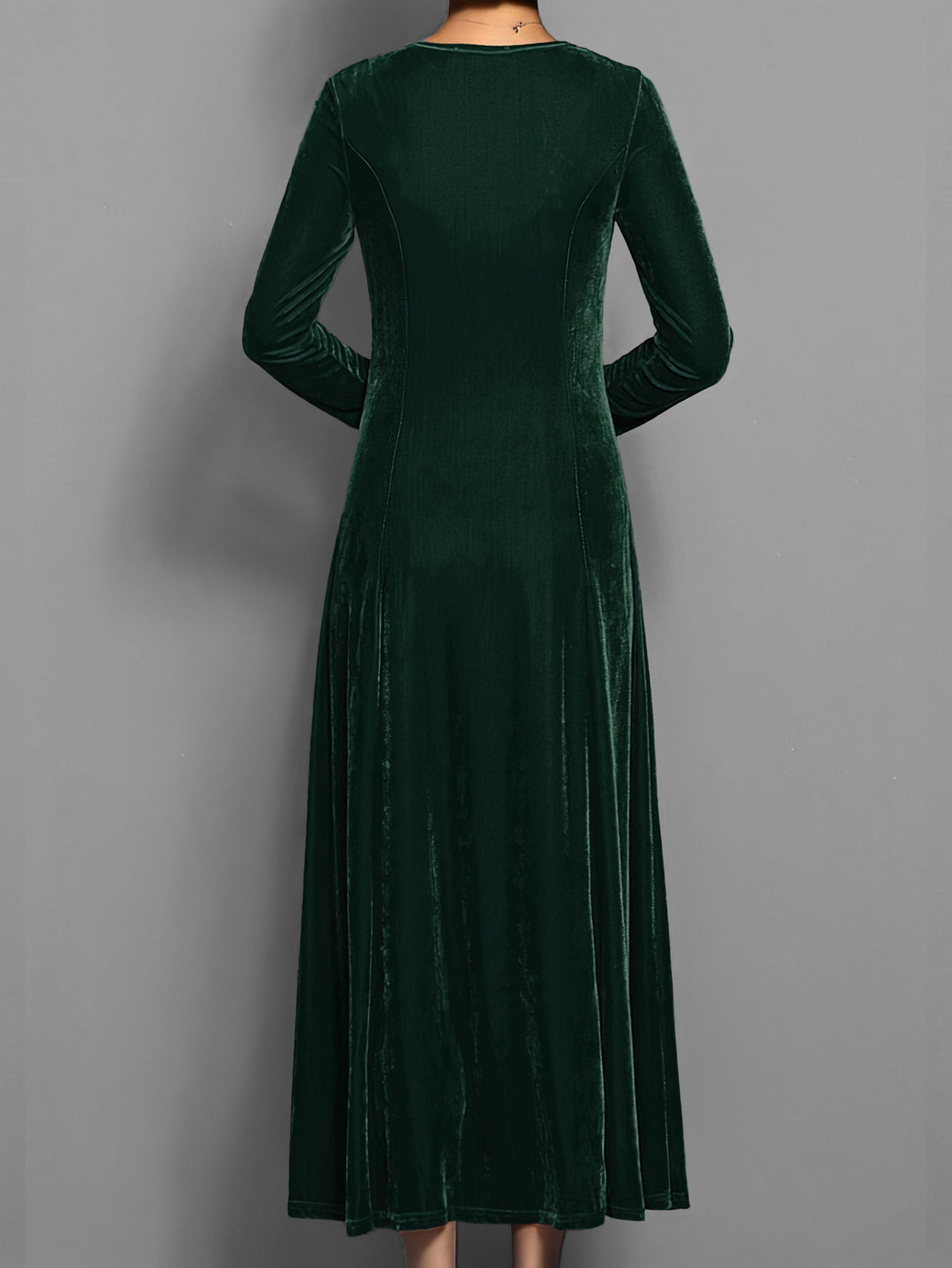 Jolanda | Brunch Velvet A-Line Flair Dress