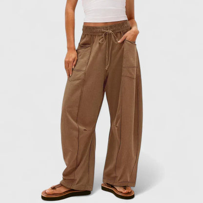 Odila | Travel-Ready Baggy-Leg Silhouette Pants