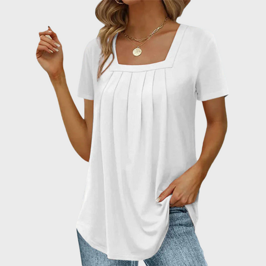 Norma(TM) | Polished Summer Square-Neck Style Blouse