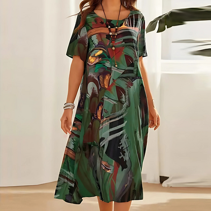 Clotilde | Airy Breathable Floral Craftsmanship Dress
