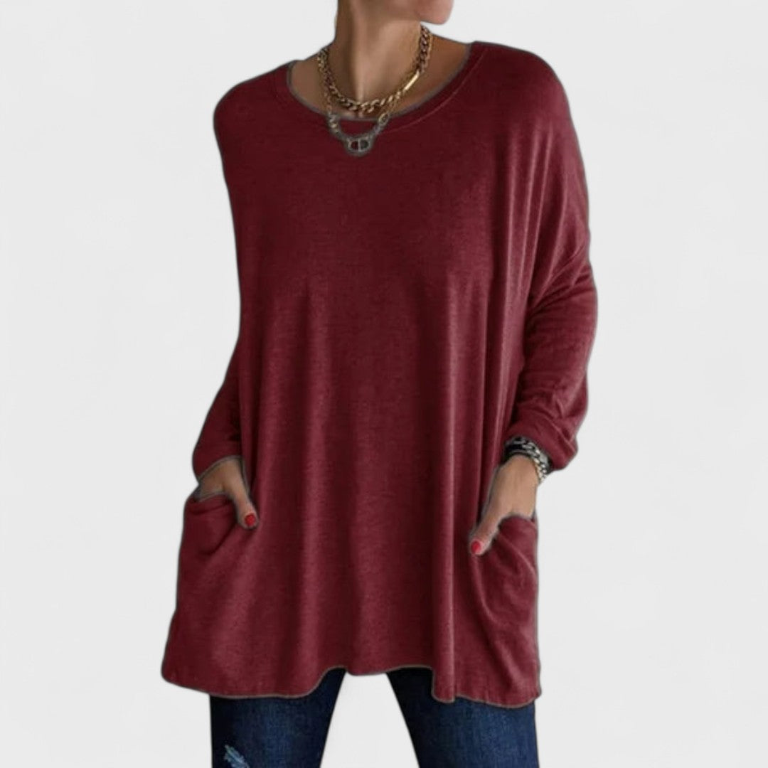 Angeletta | Layering Lightweight Long-Sleeve Style Top