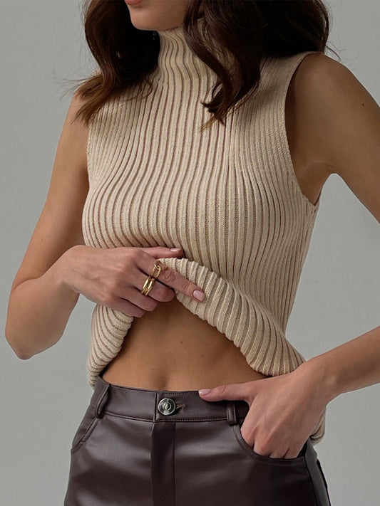 Margot | Ribbed Summer Knit Tank Top