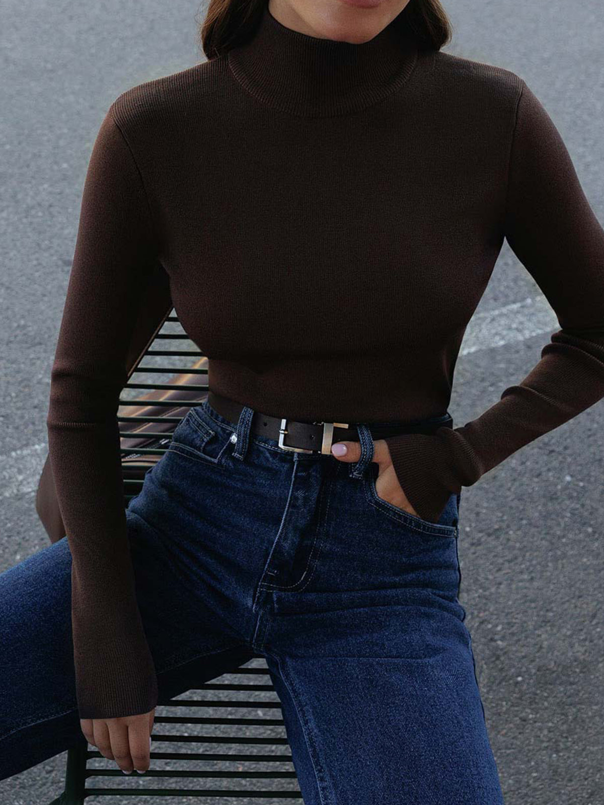 Calliope | Wardrobe-Staple Mock-Neck Spring Comfort Top