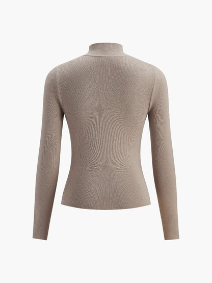 Calliope | Wardrobe-Staple Mock-Neck Spring Comfort Top
