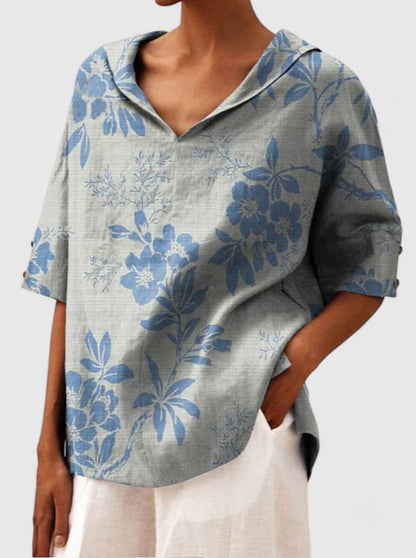 Aleria | Errand-Day Breathable V-Neck Fit Top