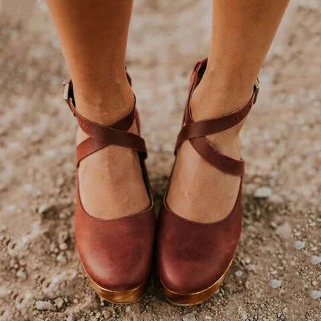 Arya | Warm-Weather Wedge Ankle-Strap Stride Sandal