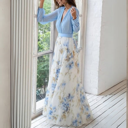 Berenicetta | Weekend Floral V-Neck Silhouette Dress