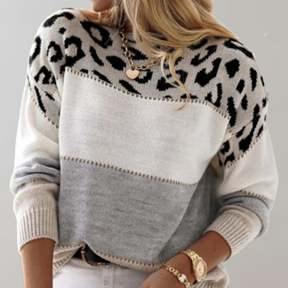 Ximena | Cosy-Season Knit Leopard Warmth Sweater