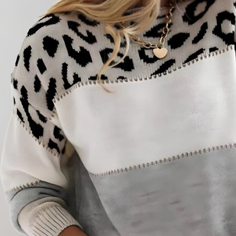 Ximena | Cosy-Season Knit Leopard Warmth Sweater