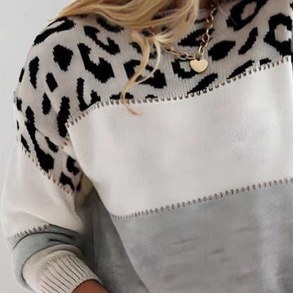 Ximena | Cosy-Season Knit Leopard Warmth Sweater