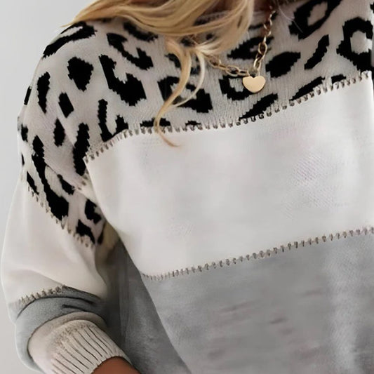 Ximena | Cosy-Season Knit Leopard Warmth Sweater