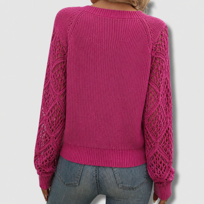 Aspina | Fireside Breathable V-Neck Coziness Sweater