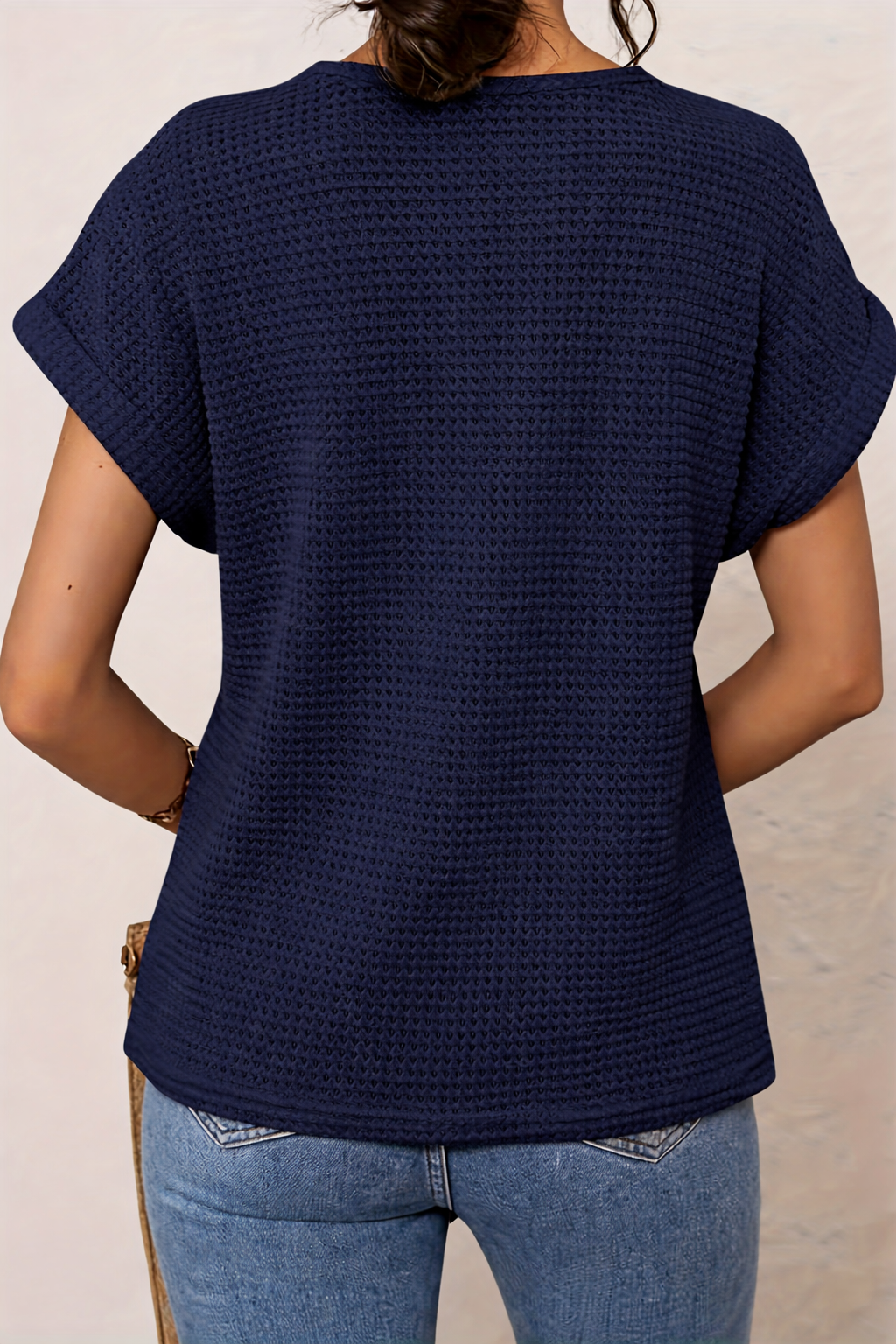 Ariena | Errand-Day Lightweight Lace-Trim Ease Top