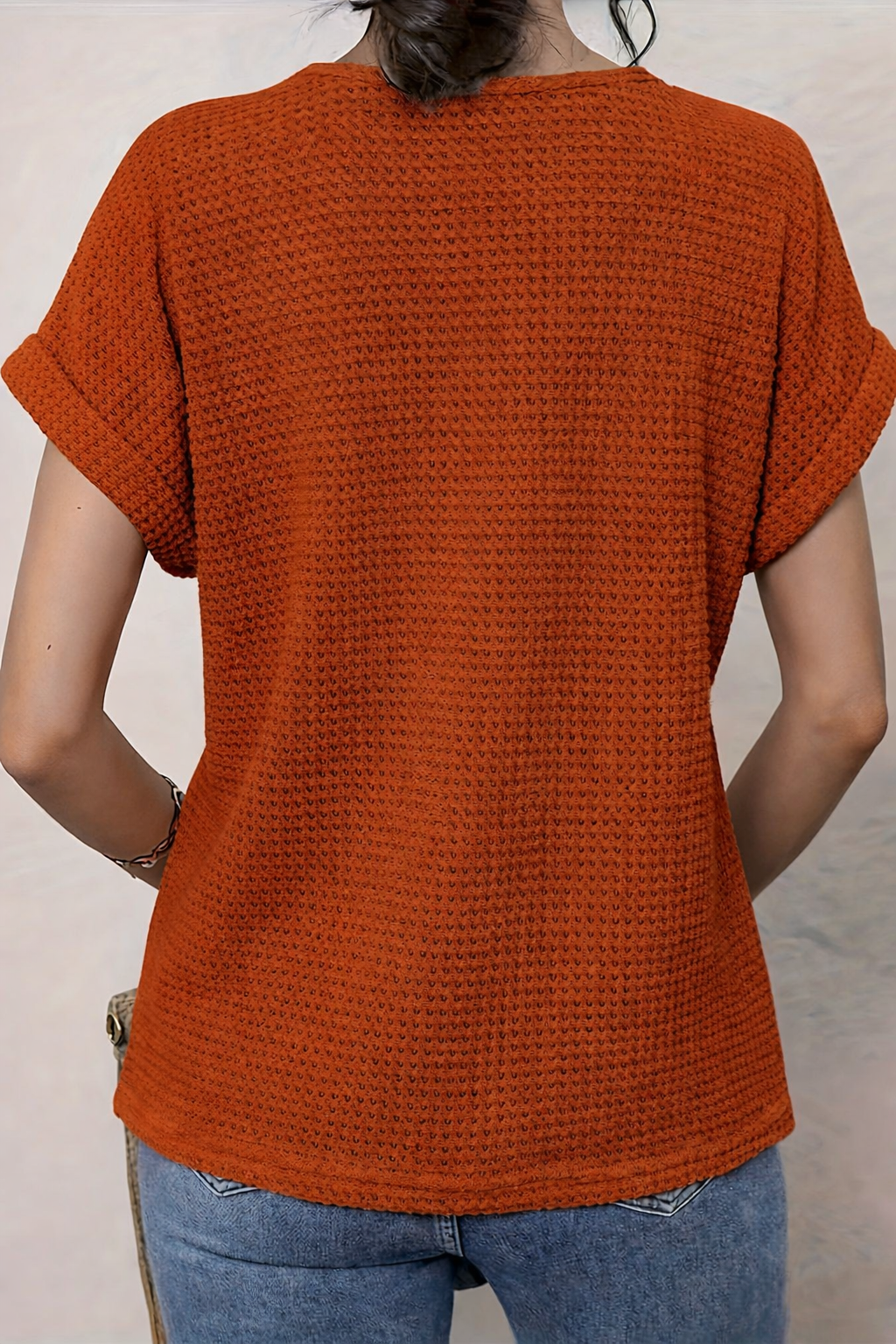 Ariena | Errand-Day Lightweight Lace-Trim Ease Top