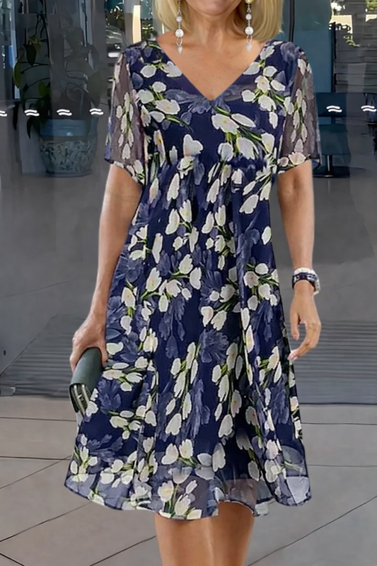 Santina | Garden-Party Breathable Flowing Craftsmanship Dress