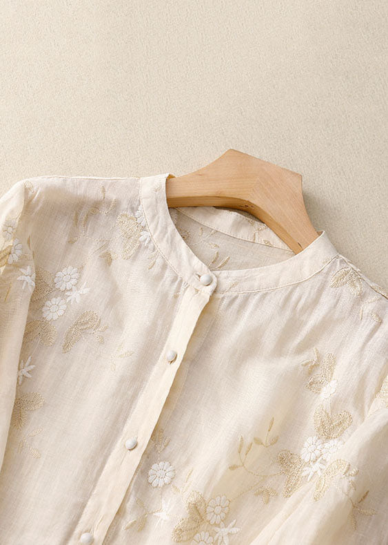 Pierangela | Polished Breathable Floral Fit Blouse