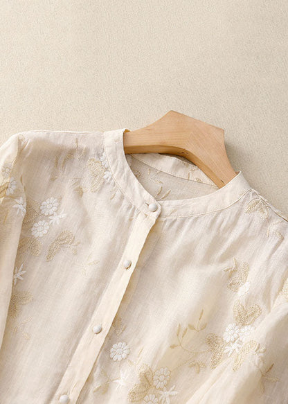 Pierangela | Polished Breathable Floral Fit Blouse