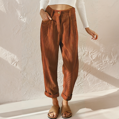 Solange | Weekend Wide-Leg High-Waist Comfort Pants