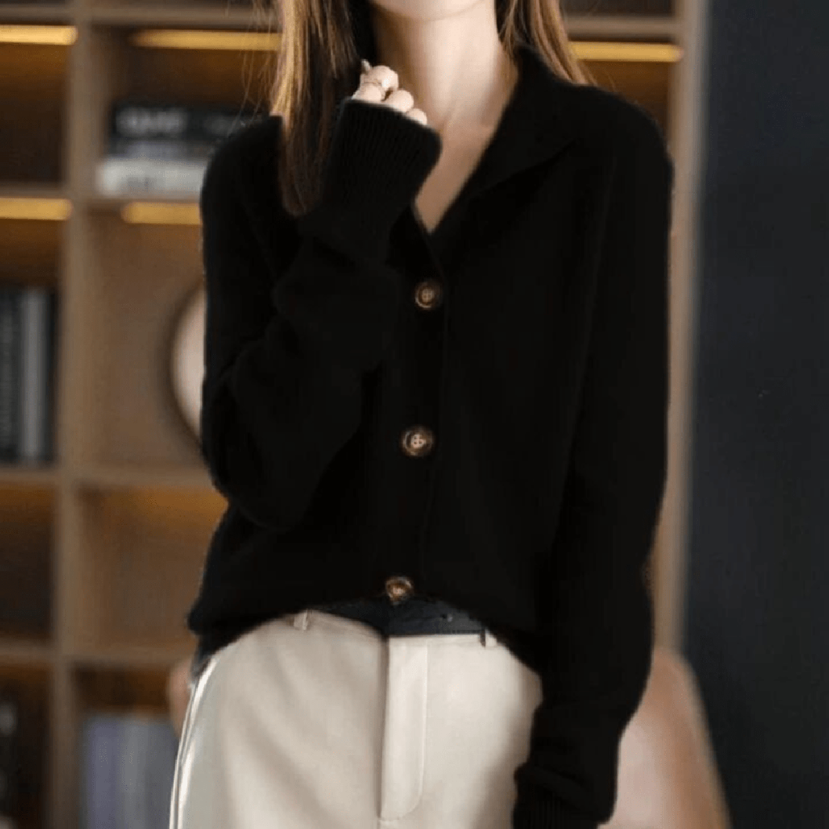 Amabella | Transitional Knit Long-Sleeve Comfort Cardigan