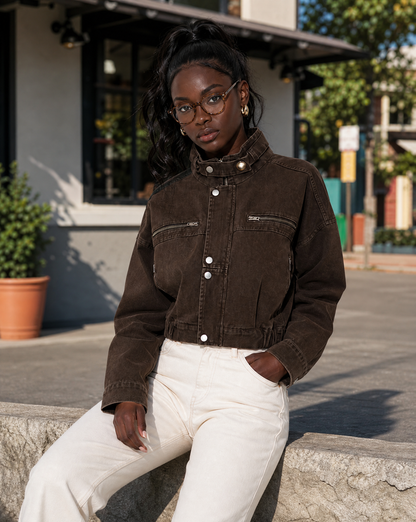 Margaux | Office-Ready Structured Cropped Fit Jacket
