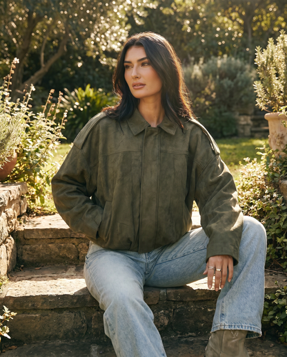 Daphne | Layering Boxy Faux Fit Jacket