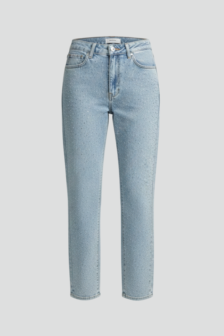 Alima | Denim-Lover's High-Waist Shimmer Silhouette Jeans