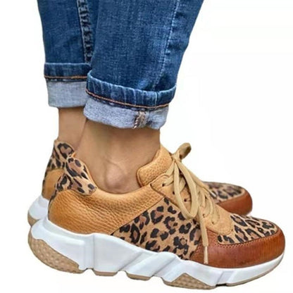Addolorata | Travel-Ready Leopard Print Cushioning Sneaker
