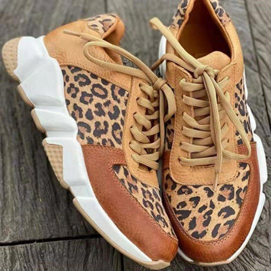 Addolorata | Travel-Ready Leopard Print Cushioning Sneaker