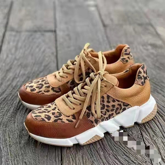 Addolorata | Travel-Ready Leopard Print Cushioning Sneaker