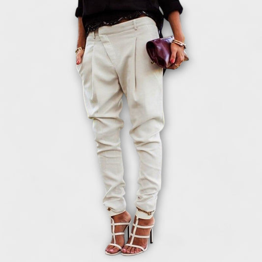 Agnella | Wardrobe-Staple Work Tailored Comfort Trousers