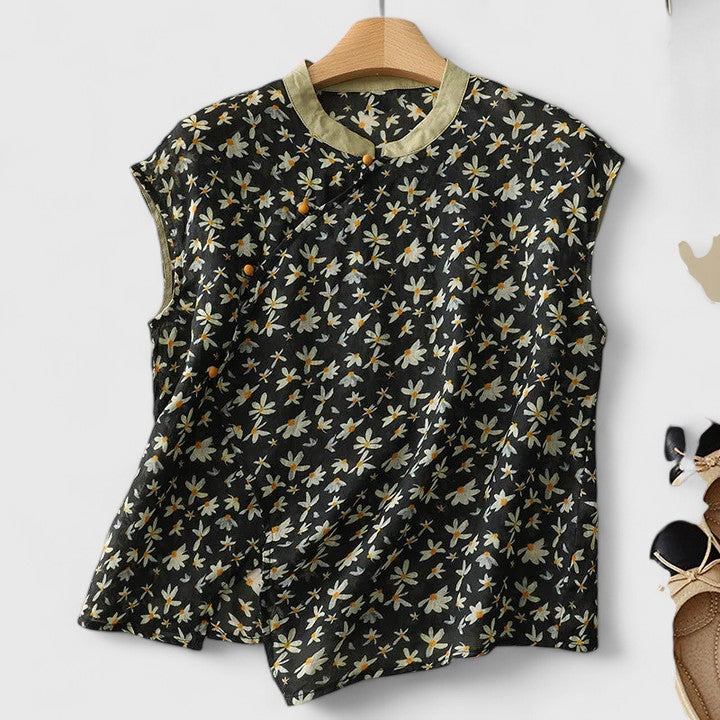 Alinora | Wardrobe-Staple Breathable Lightweight Silhouette Top