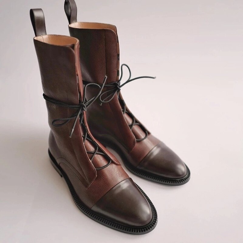 Clara | All-Day Ankle-High Round Comfort Shoe