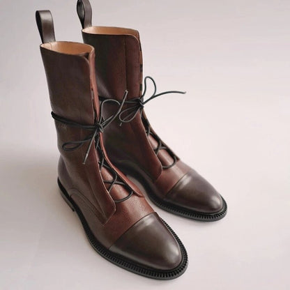 Clara | All-Day Ankle-High Round Comfort Shoe