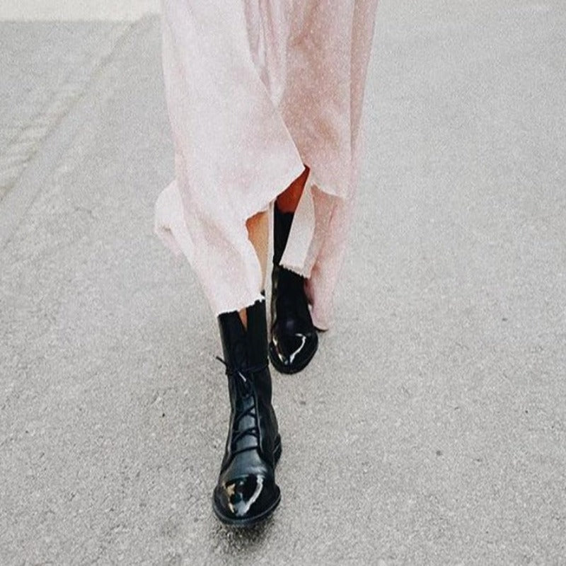 Clara | All-Day Ankle-High Round Comfort Shoe