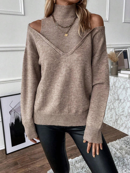 Ursolina | Cold-Weather Off-Shoulder Warmth Sweater