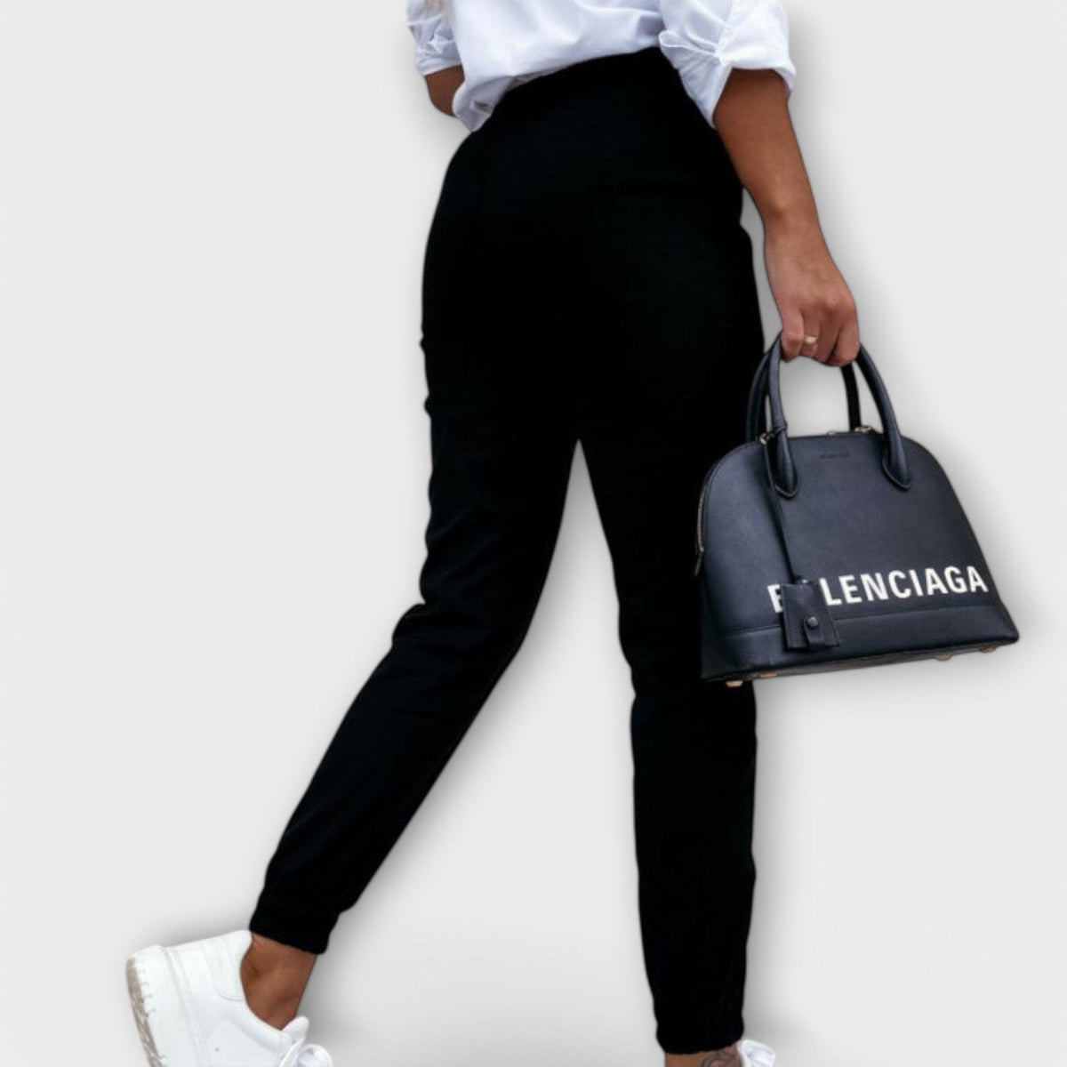 Palma | Airy Work Stretch Silhouette Pants