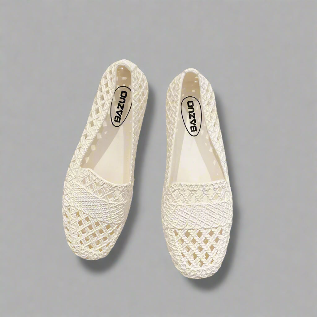 Genziana | Beach-Ready Summer Cutout Comfort Flat