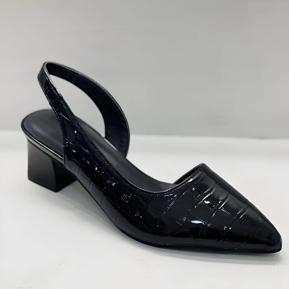 Urszula | Wedding-Guest Pointed-Toe Block Comfort Heel