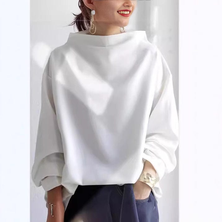 Alda | Desk-to-Dinner High-Neck Lightweight Fit Top