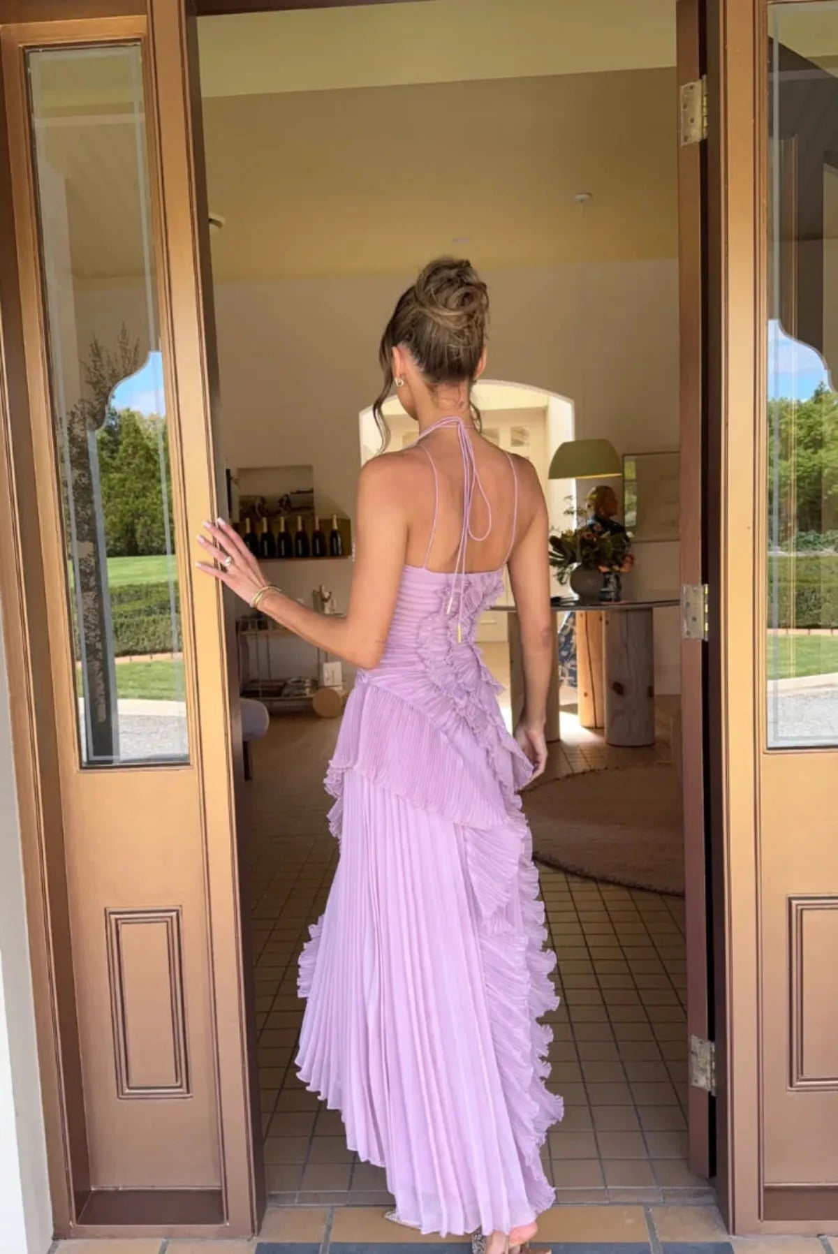 Tanya | After-Five Pleated Summer Drape Dress
