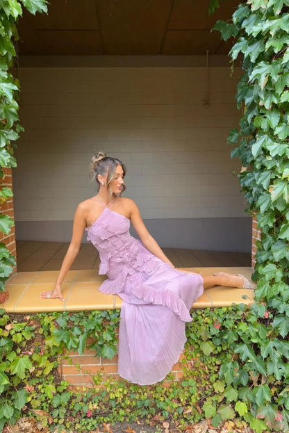 Tanya | After-Five Pleated Summer Drape Dress