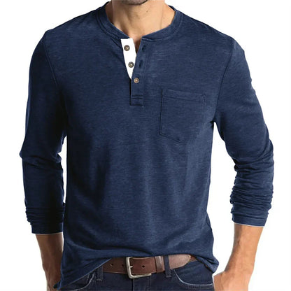 Logan | Layering Breathable Denim Silhouette Shirt