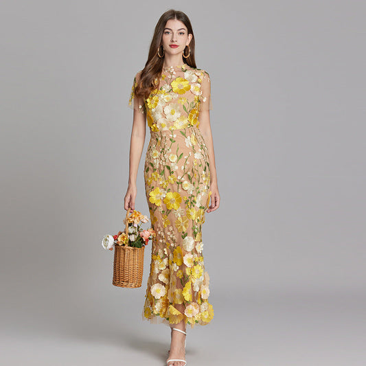 Vitoria | Garden-Party Maxi Floral Style Dress