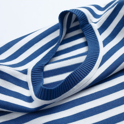 Clarabella | Weekend Striped Long-Sleeve Silhouette Shirt