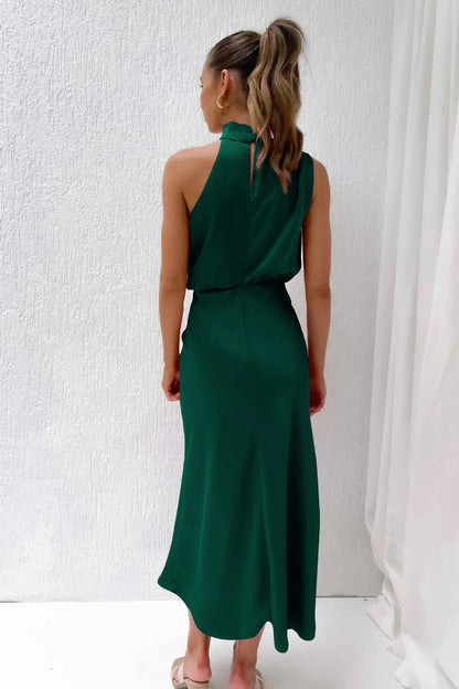 Bibiana | Brunch Halterneck Evening Silhouette Dress
