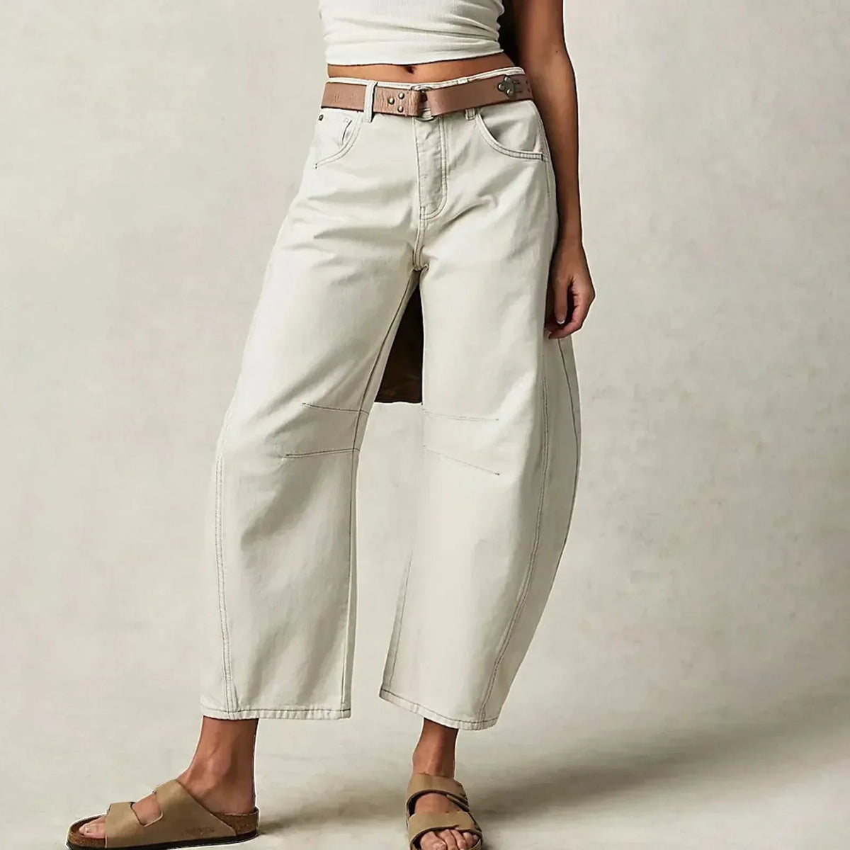 Harper | Cropped Wide-Leg Pants