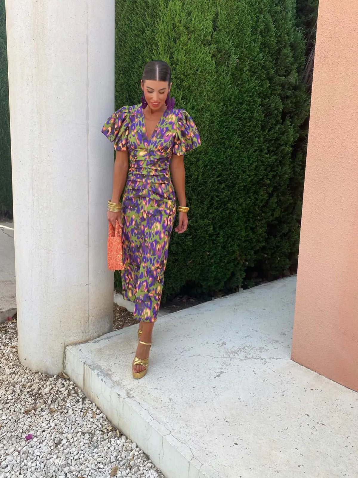 Monique | After-Five Midi Summer Design Dress