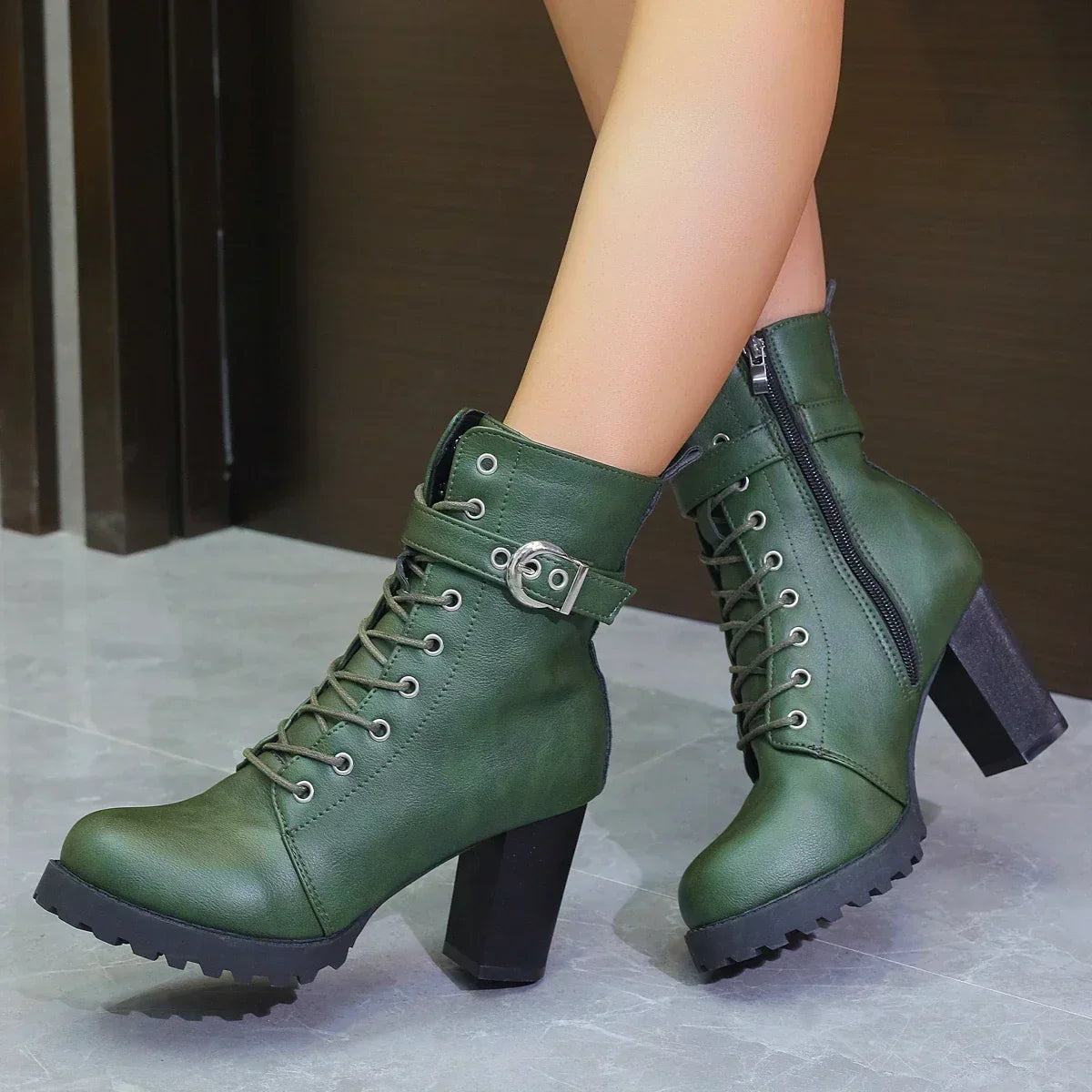 Alighiera | Autumn Lace-Up Ankle Support Boot