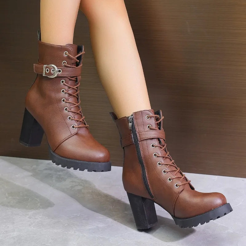 Alighiera | Autumn Lace-Up Ankle Support Boot